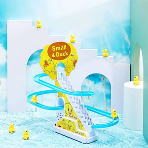 Elektrische Enten Slide Track mit Licht und Musik