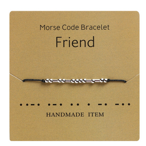 Paar Armband mit Morsecode