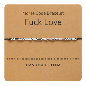 Paar Armband mit Morsecode