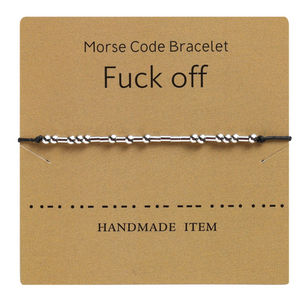 Paar Armband mit Morsecode