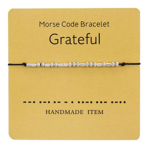 Paar Armband mit Morsecode