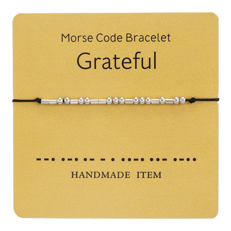 Paar Armband mit Morsecode