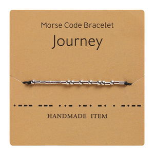 Paar Armband mit Morsecode