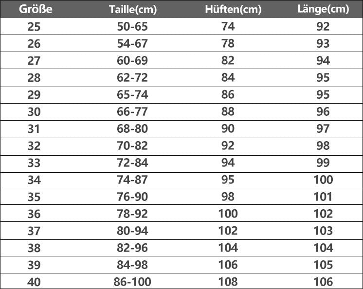 Doppelte Fleece-Thermo Jeans Hose