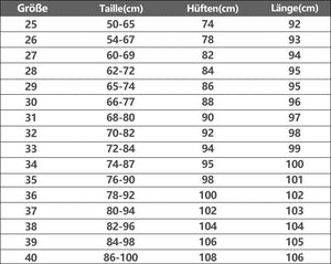Doppelte Fleece-Thermo Jeans Hose