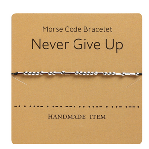 Paar Armband mit Morsecode